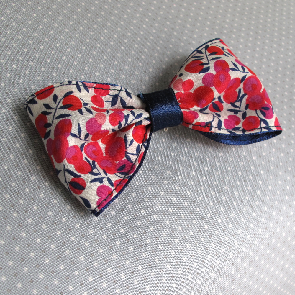 Tutoriel couture : nœud-papillon en liberty